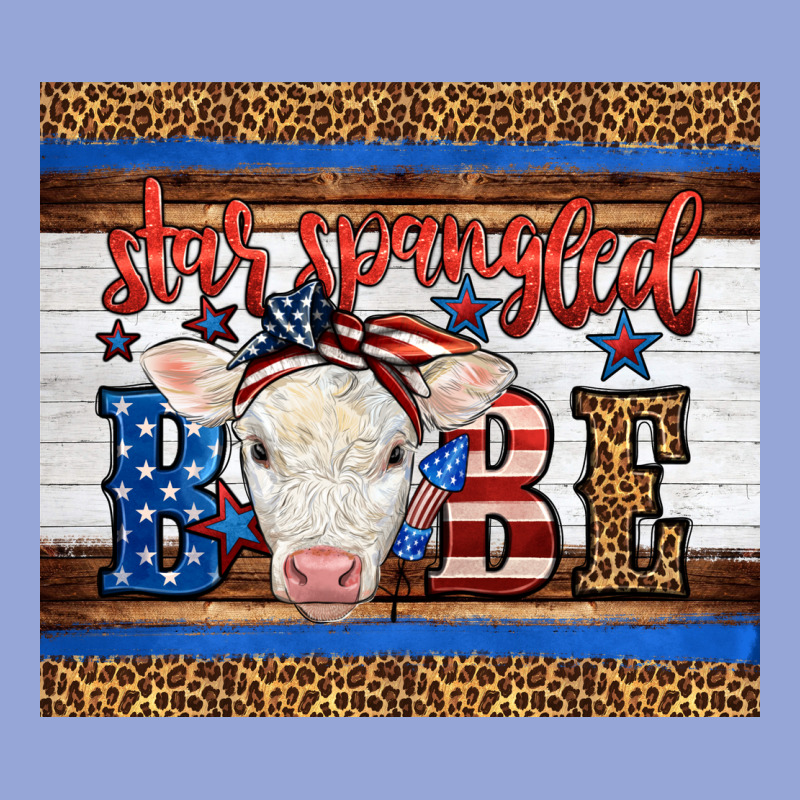 Western Star Spangled Baby Cow Classic Tee by LillyAllenDesigns | Teevron