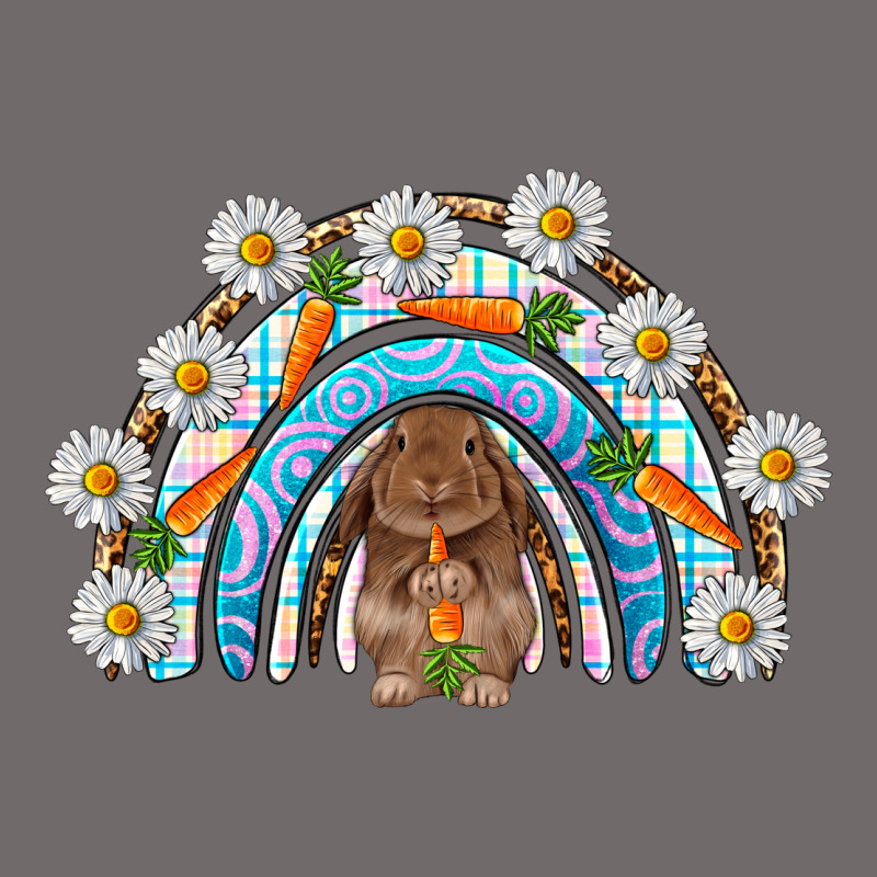 Easter Bunny With Carrot Rainbow Easter Day Urban Hoodie by HowdyJamesFarm | Teevron