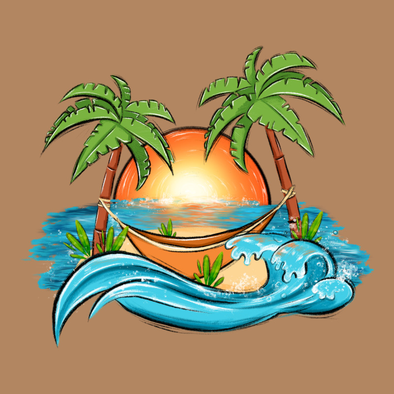 Sunset Beach Scene Long Sleeve Tee by MaliasSmallBusiness | Teevron