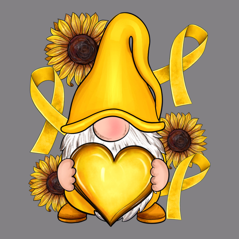 Childhood Cancer Gnome Heavyweight Hoodie by RanaPortraitStore | Teevron