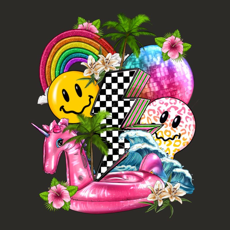 Summer Smile Face And Beach Vibes With Rainbow Tbw Heavy Core Tee by texasbilliewilder | Teevron