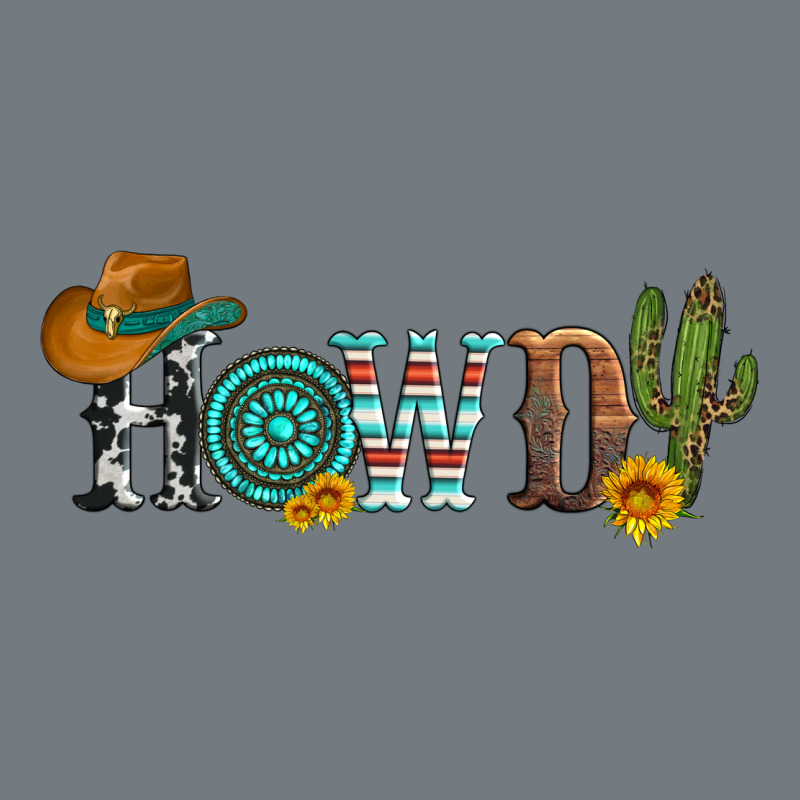 Howdy With Cowboy Hat And Cactus Heavyweight Sweatshirt by Artiststas | Teevron