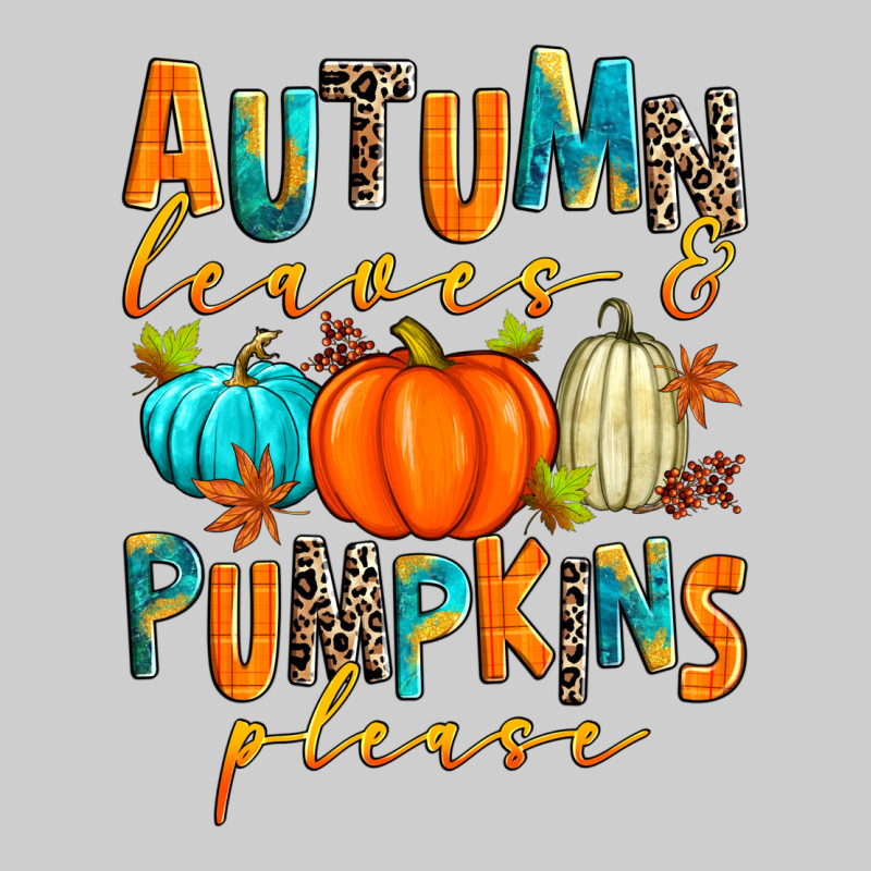Autumn Leaves And Pumpkins Please Premium Tee by Zillion Design Studio | Teevron