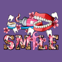 Smile With Teeth And Brush Vintage Tee | Teevron