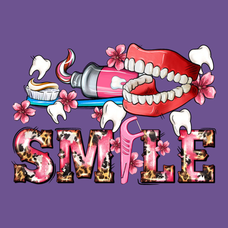 Smile With Teeth And Brush Vintage Tee by AdoDesignShop | Teevron