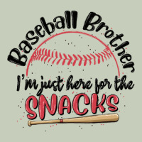 Baseball Brother I'm Just Here For The Snacks Long Sleeve Tee | Teevron