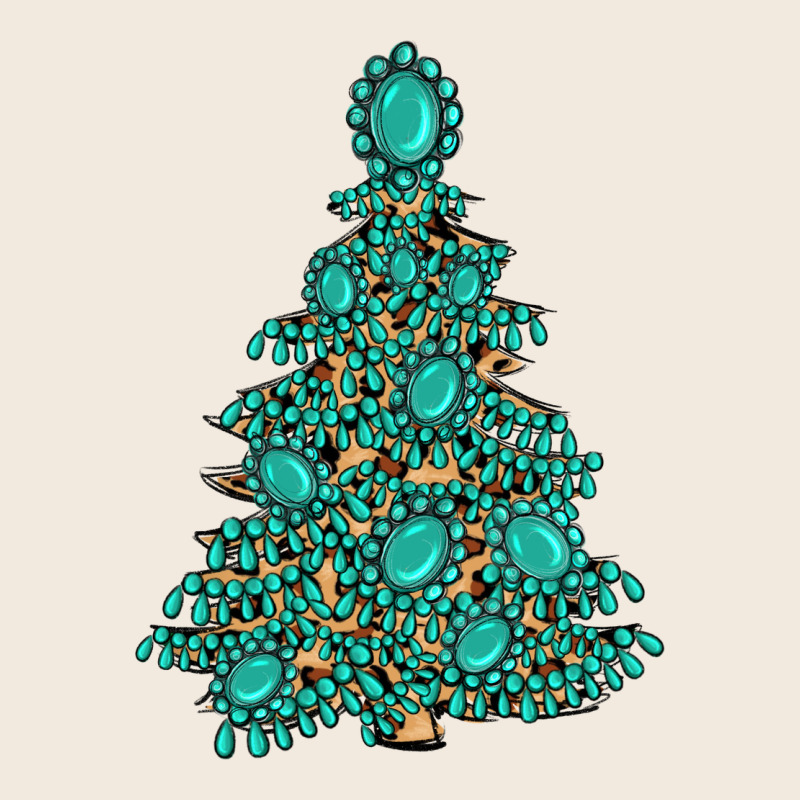 Christmas Tree With Gemstones Zipper Hoodie by MaliasSmallBusiness | Teevron