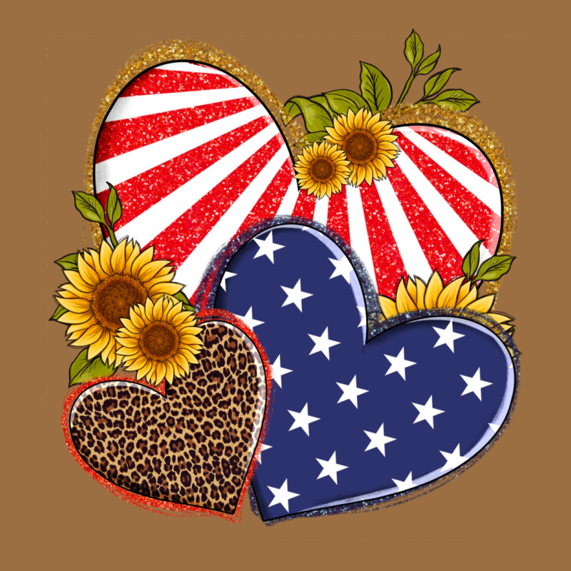 America Heart And Sunflower Vintage Tee by Artiststas | Teevron