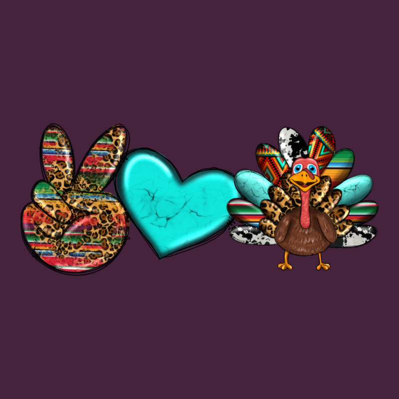 Peace Love Thanksgiving Turkey Premium Tee by RanaPortraitStore | Teevron