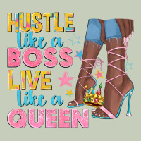Hustle Like A Boss Live Like A Queen Ladies Tee | Teevron