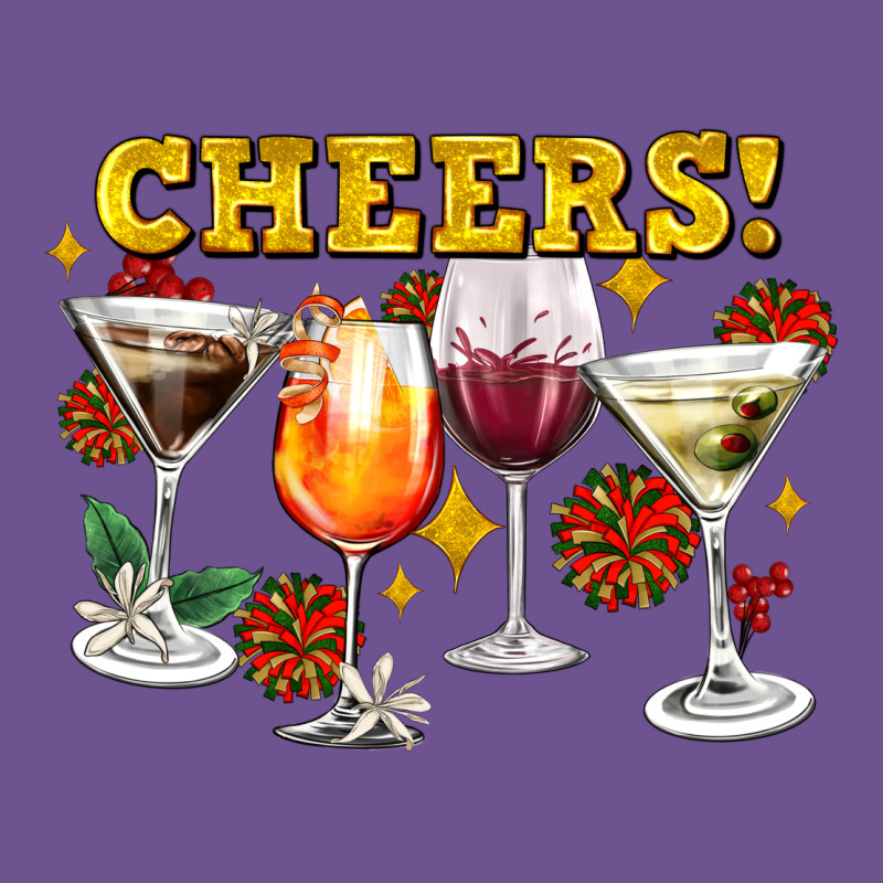 Cheers Christmas Coctail Vintage Tee by AdoDesignShop | Teevron