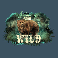 Stay Wild Night Grizzly Bear Urban Hoodie | Teevron