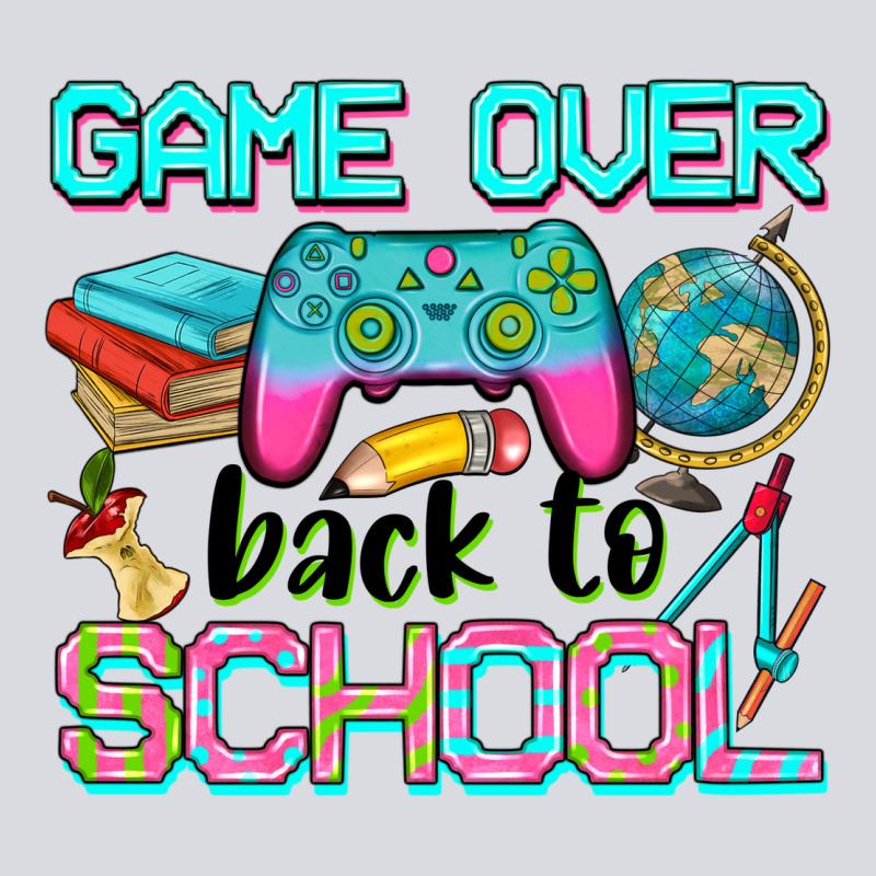 Game Over Back To School Zipper Hoodie by NancyCooperArtShop | Teevron