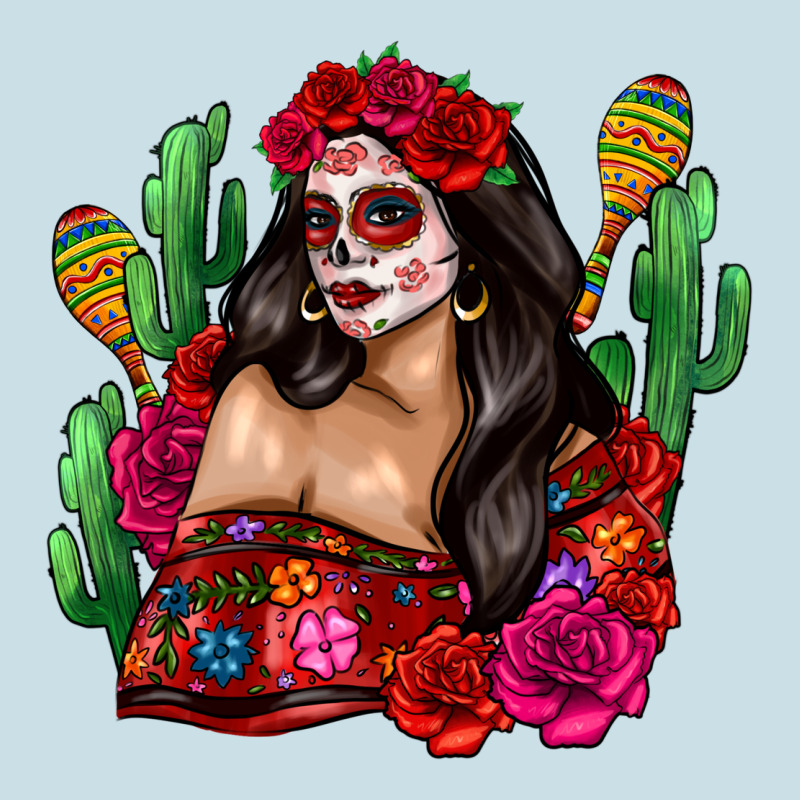 Mexico Girl Ladies Tee by Zillion Design Studio | Teevron