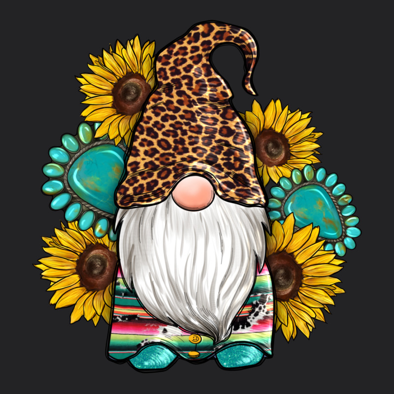 Western Gnomes Sunflowers Gemstones Leopard Serape Cowhide Glitter Vintage Tee by Artiststas | Teevron
