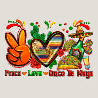 Peace Love Cinco De Mayo Heavy Core Tee | Teevron