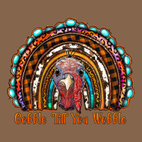 Gobble Till You Wobble Thanksgiving Rainbow Premium Tee | Teevron