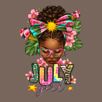July Girl Afro Woman Summer Premium Hoodie | Teevron