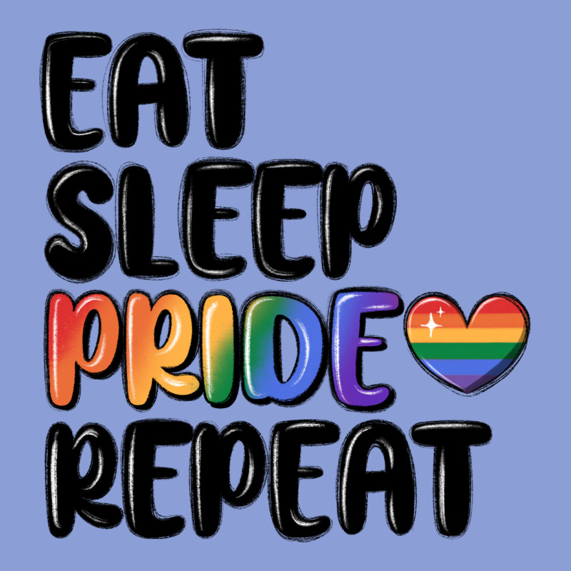 Eat Sleep Pride Repeat Long Sleeve Tee by MaliasSmallBusiness | Teevron