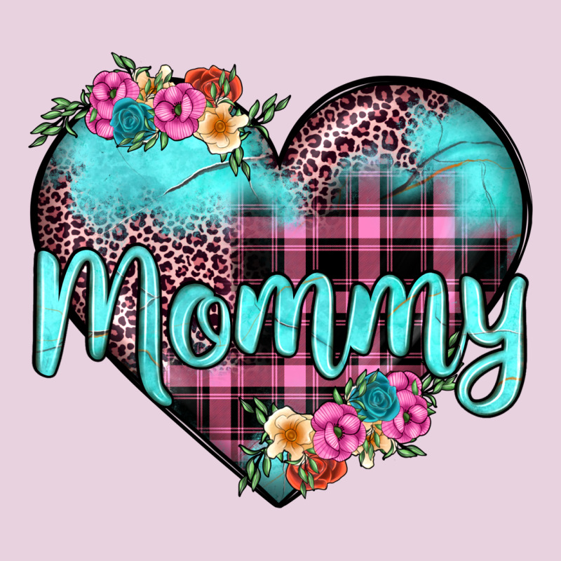 Mommy Leopard Turquoise Heart Ladies Tee by JahusDesignShop | Teevron