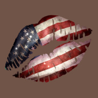 American Flag Lips Premium Sweatshirt | Teevron