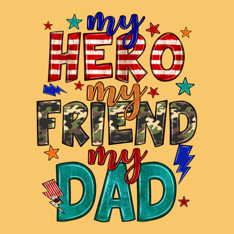 My Hero My Friend My Dad Vintage Hoodie by JahusDesignShop | Teevron