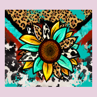 Turquoise Gemstone Sunflower Ladies Tee | Teevron