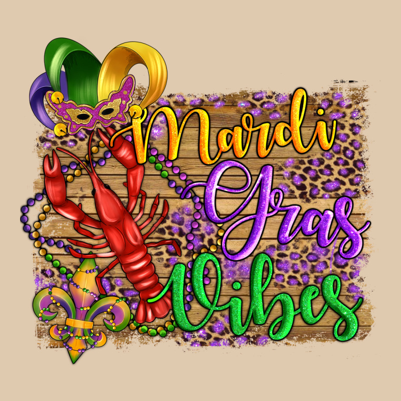 Mardi Gras Vibes Crawfish Mask And Fleur De Lis Heavyweight Sweatshirt by Artiststas | Teevron