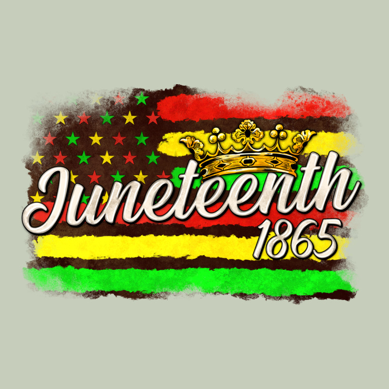 Juneteenth 1865 With Crown Flag Ladies Tee by texasbilliewilder | Teevron