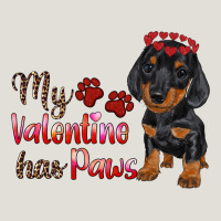 My Valentine Has Paws Heavy Core Tee | Teevron