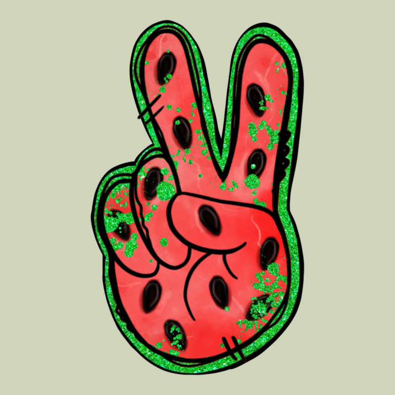 Watermelon Peace Sign Heavyweight Hoodie by Jasminsmagicworld | Teevron