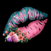 Eared Turquoise Pink Easter Lips Premium Sweatshirt | Teevron