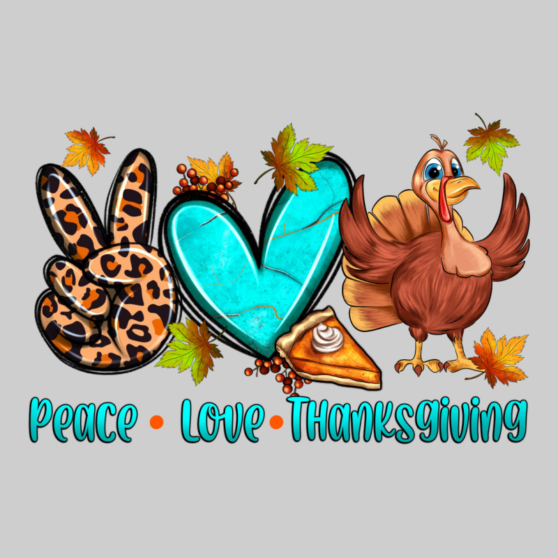Peace Love Thanksgiving Premium Tee by Zillion Design Studio | Teevron