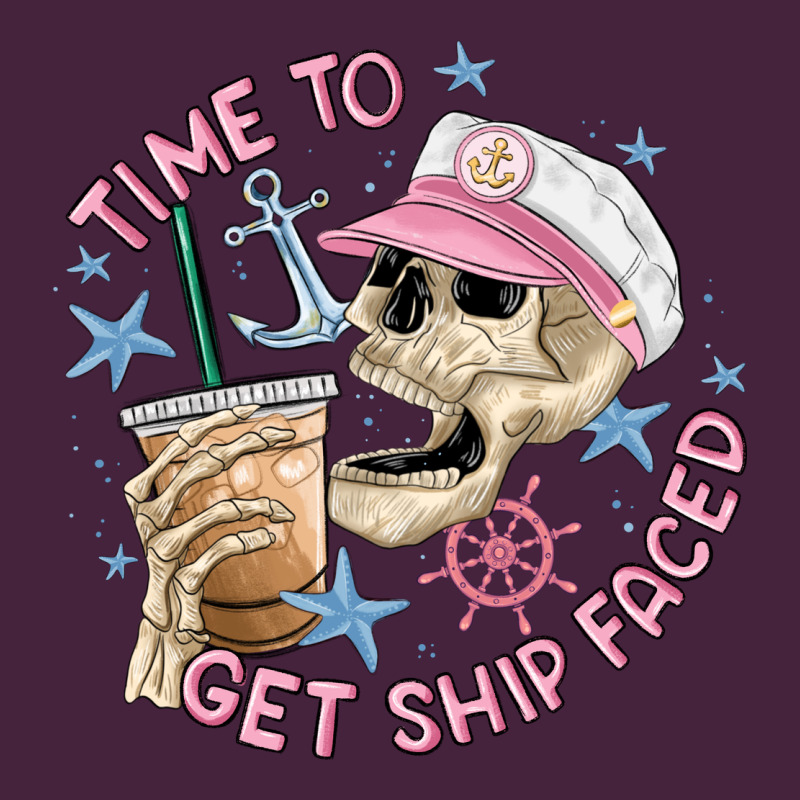 Time To Get Ship Faced Long Sleeve Tee by MaliasSmallBusiness | Teevron