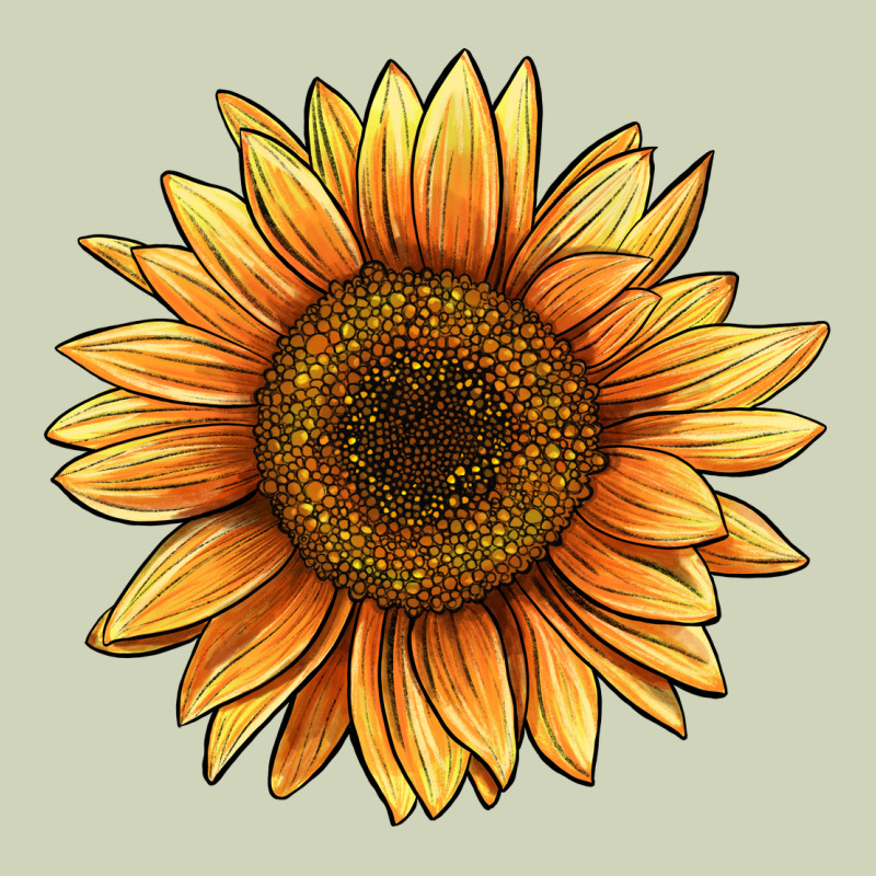 Sunflower Heavyweight Hoodie by BarkalooDesign | Teevron