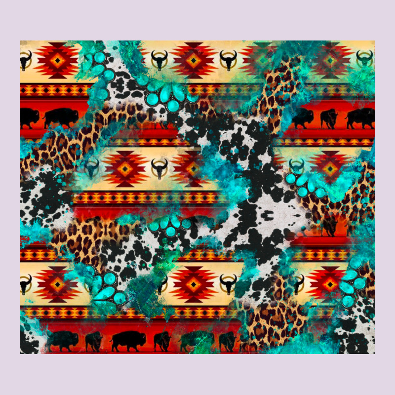 Aztec Leopard Cowhide Turquoise Classic Tee by BarkalooDesign | Teevron