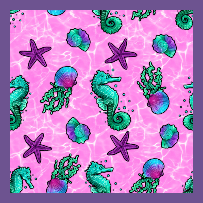 Summer Ocean Seamless Pattern Vintage Tee by BundleAndBundleShop | Teevron