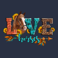 Love Horses  Leather Turquoise Leopard Heavyweight Sweatshirt | Teevron