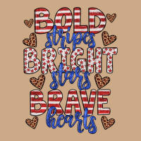 Bold Stripes Bright Stars Brave Hearts Vintage Hoodie | Teevron