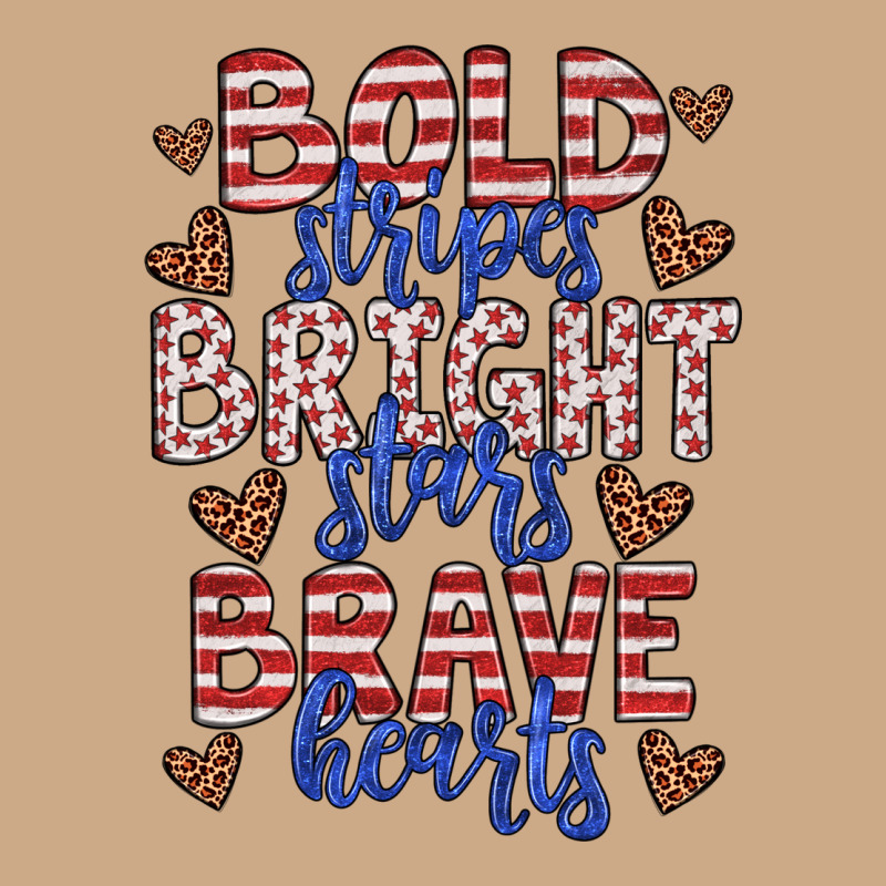 Bold Stripes Bright Stars Brave Hearts Vintage Hoodie by JahusDesignShop | Teevron