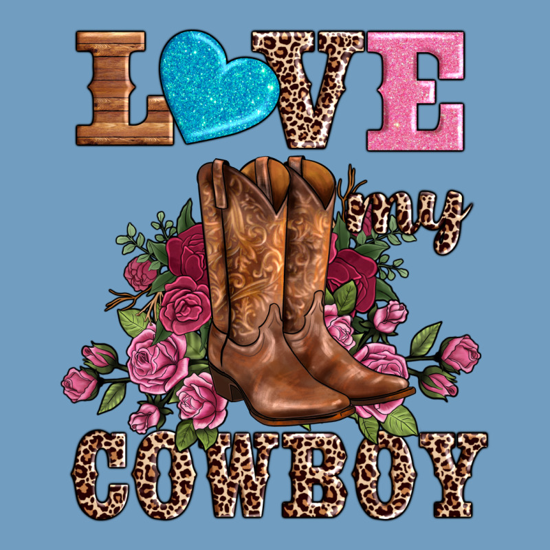 Valentines Day Love My Cowboy Urban Heavy Tee by AdoDesignShop | Teevron