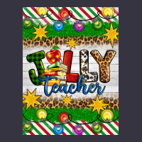 Christmas Jolly Teacher Vintage Hoodie | Teevron