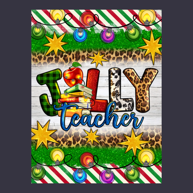 Christmas Jolly Teacher Vintage Hoodie by Artiststas | Teevron