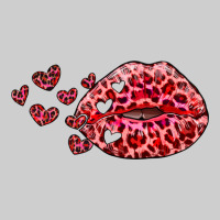 Kiss With Leopard And Hearts Premium Sweatshirt | Teevron