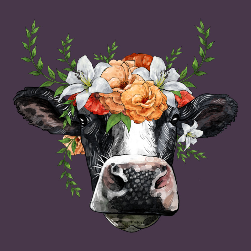 Holstein Cow Head Heavyweight Hoodie by BarkalooDesign | Teevron