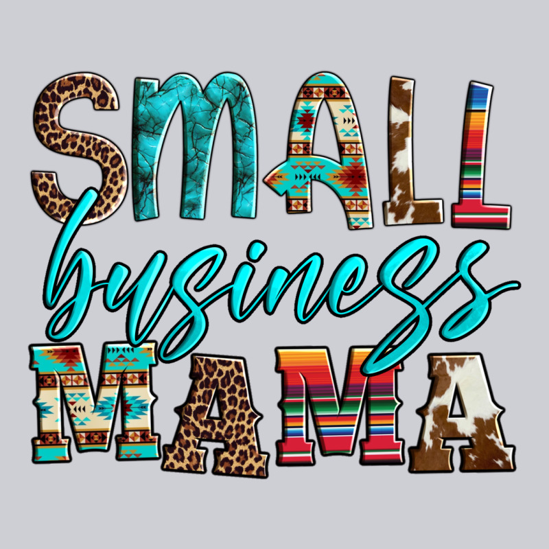 Small Business Mama Leopard Turquoise Aztec Serape Cowhide Heavyweight Sweatshirt by Artiststas | Teevron