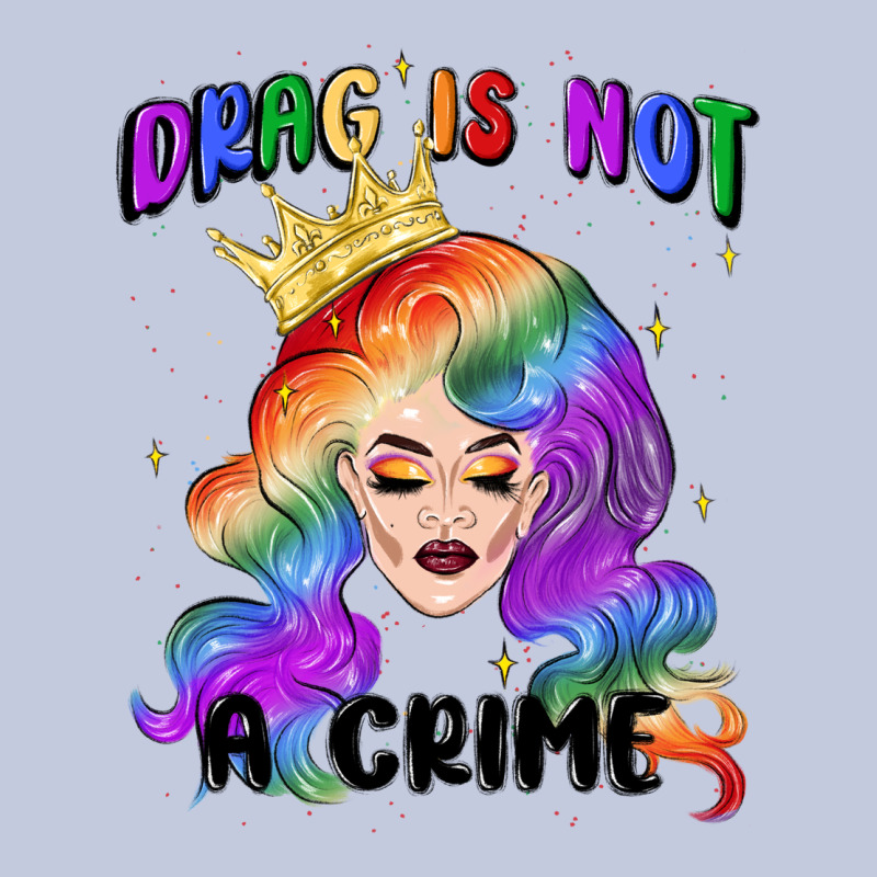 Drag Is Not A Crime Fabulous Drag Queen Long Sleeve Tee by MaliasSmallBusiness | Teevron