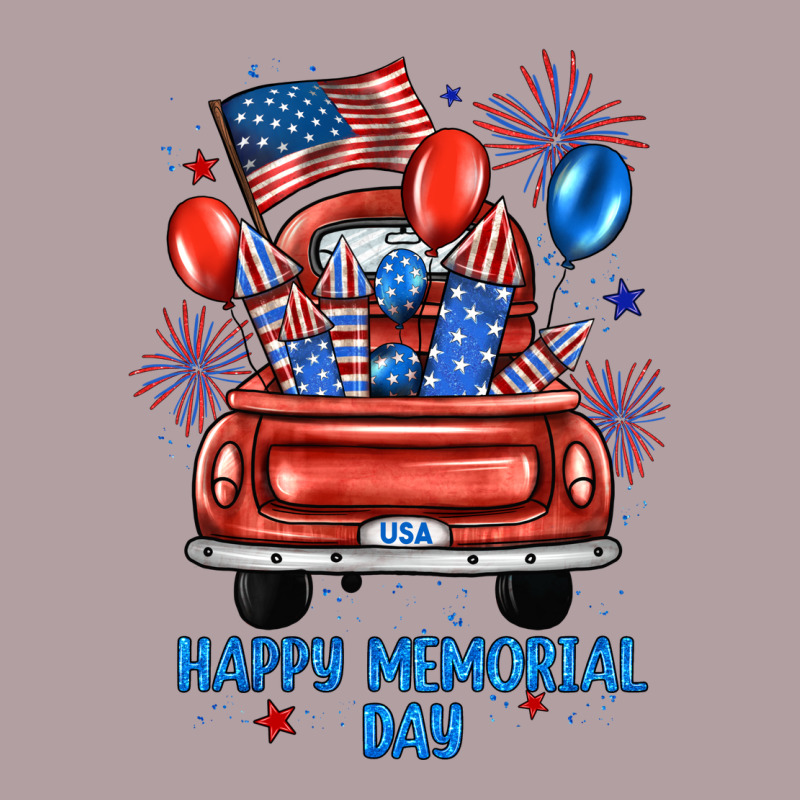 Happy Memorial Day Farm Truck Vintage Hoodie by JahusDesignShop | Teevron