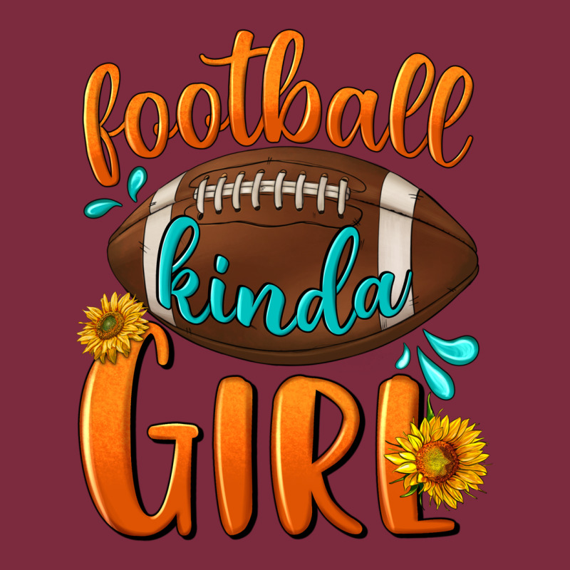 Football Kinda Girl Premium Hoodie by NancyCooperArtShop | Teevron