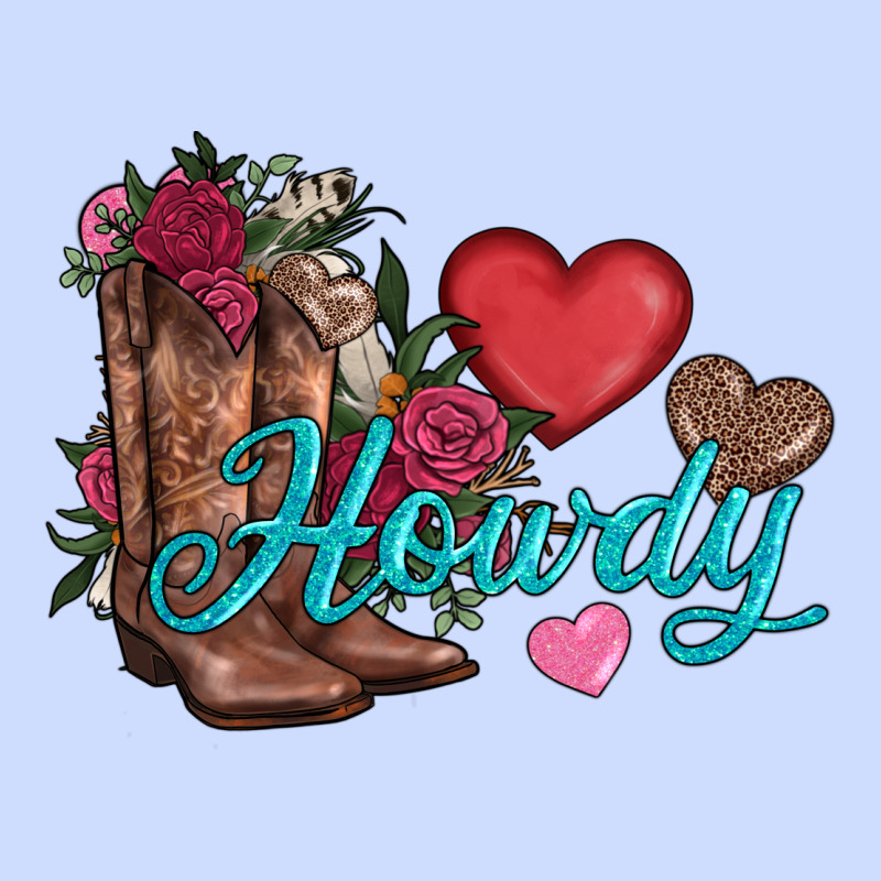Valentines Day Howdy And Boots Urban Heavy Tee by AdoDesignShop | Teevron